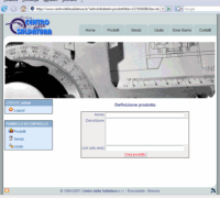interfaccia di backoffice